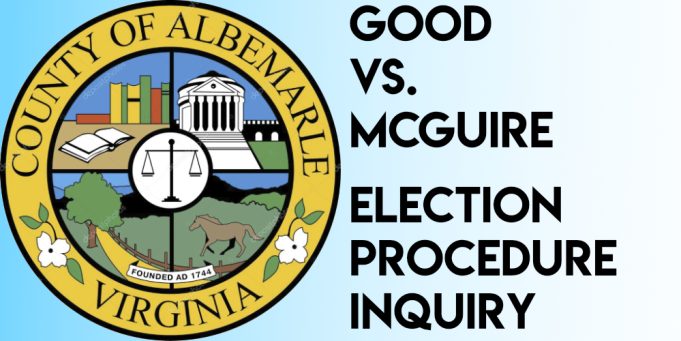 Bob Good for Congress questions Albemarle County Registrar The Schilling Show